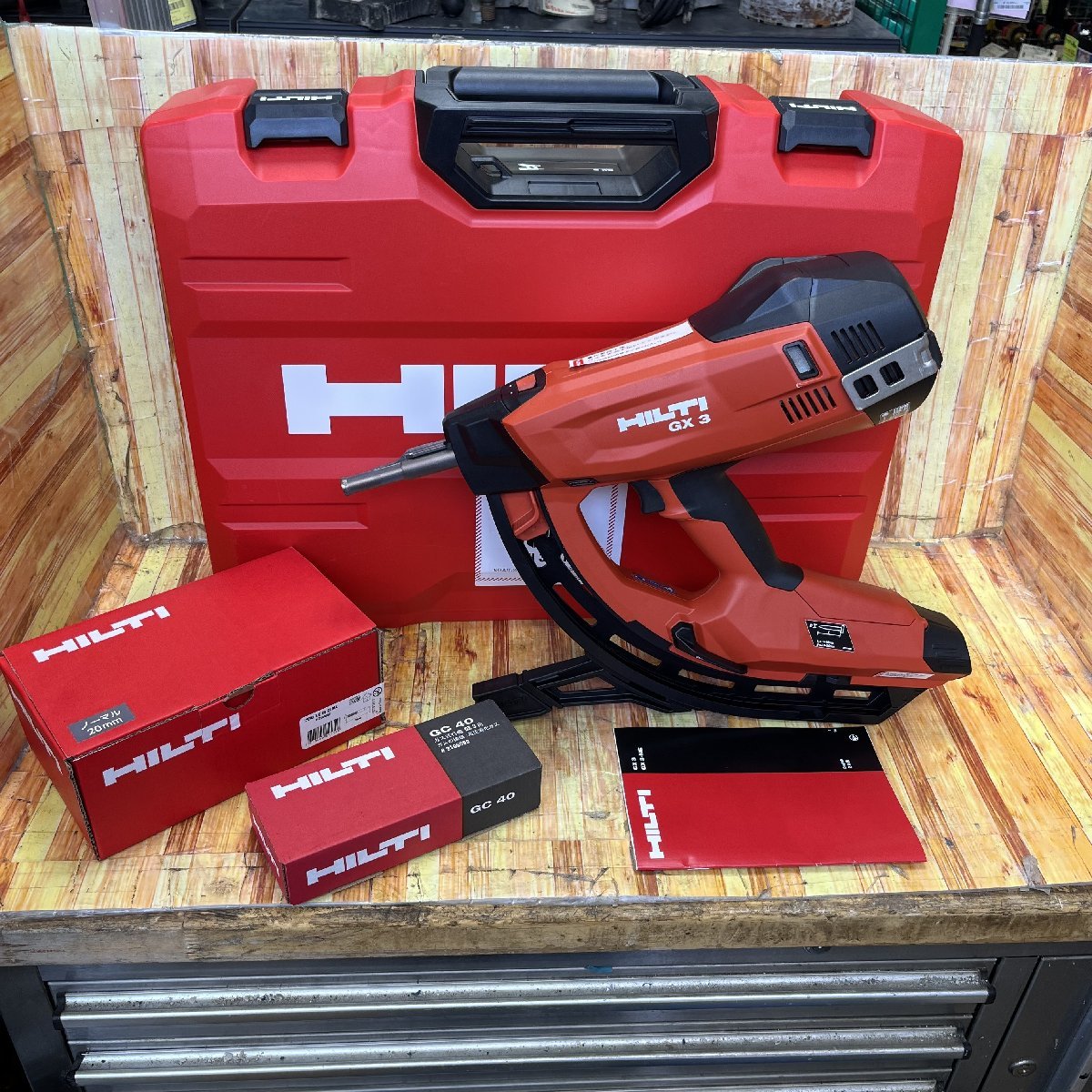 未使用品】☆ヒルティ(Hilti) ガスネイラ GX3 おまけ付き(電動工具  