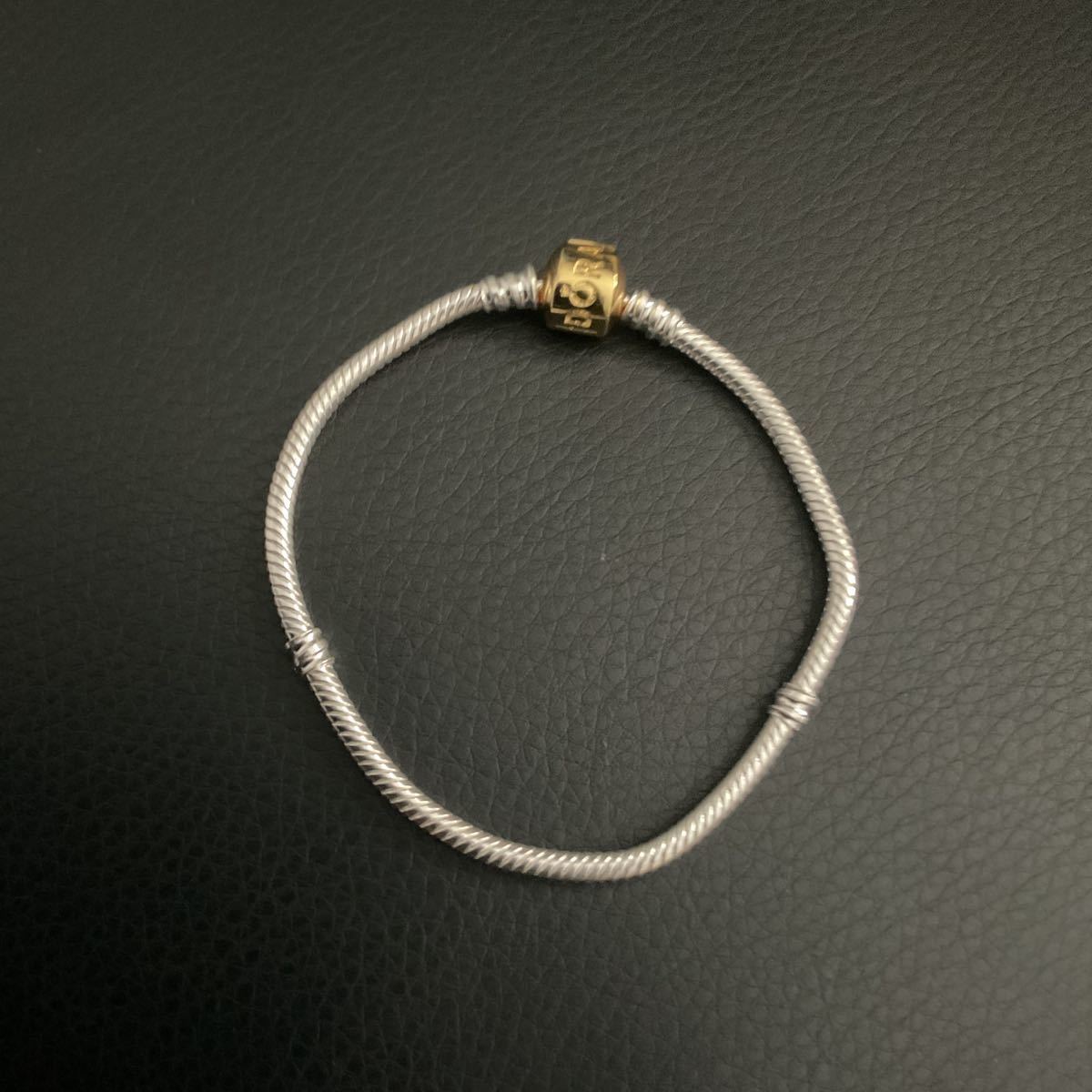 Pandora Moments バレルクラスプ チェーン ブレスレット 18cm 【公式通販】