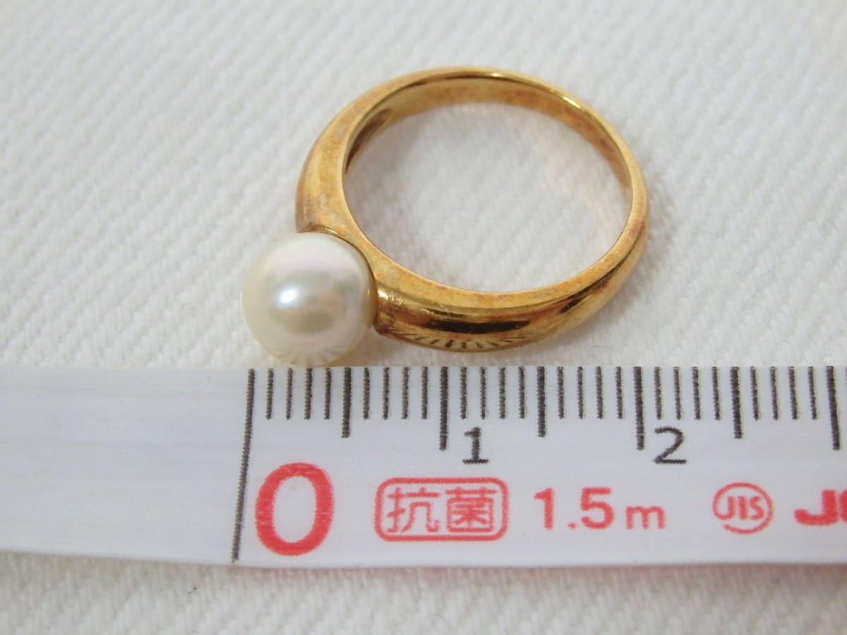 G47730 刻印K18 指輪 リング STAR JEWELRY スタージュエリー ※総重量