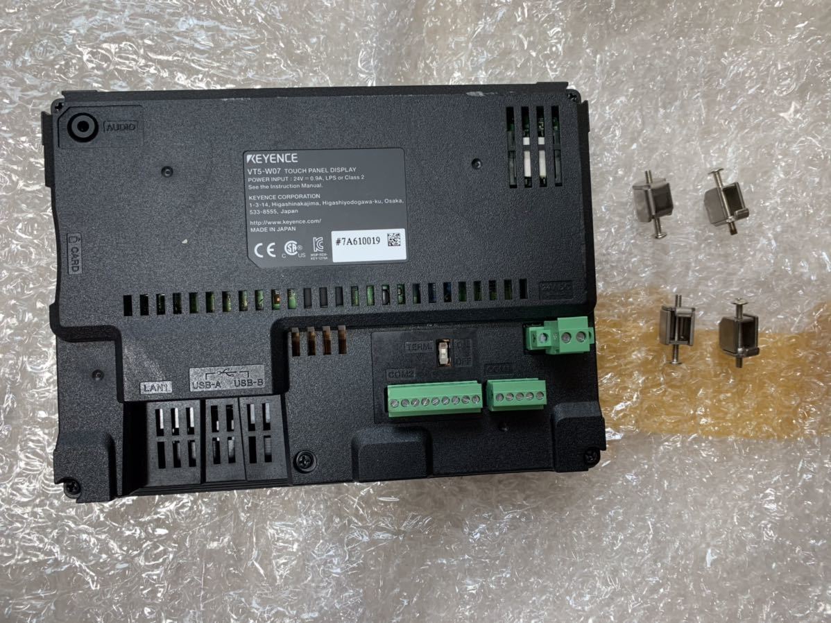 キーエンス VT5-W07 タッチパネル 最低 オンラインDIY・工具 その他