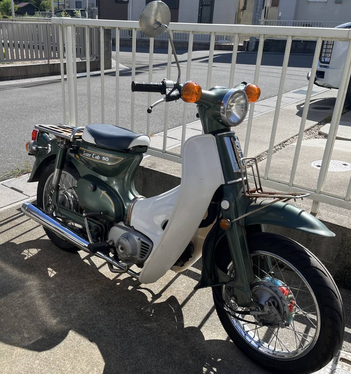 ホンダ　スーパーカブ　リトルカブ　14インチ ホンダ スーパーカブ カモメカブ リトルカブ化？14インチ化カスタム車