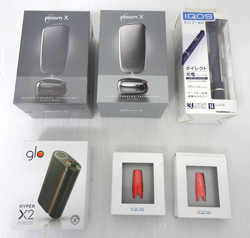ジャンク品 poomX/IQOS/gio/DR.VAPE 等 電子タバコ 12個まとめの入札 