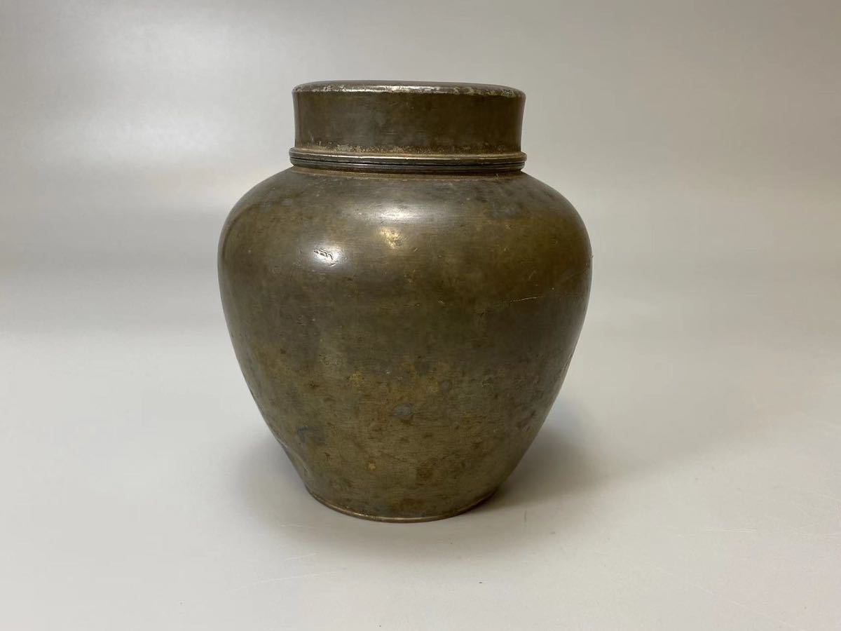 古典日式乾茂號造錫製茶罐│精湛工藝古樸淳美古典