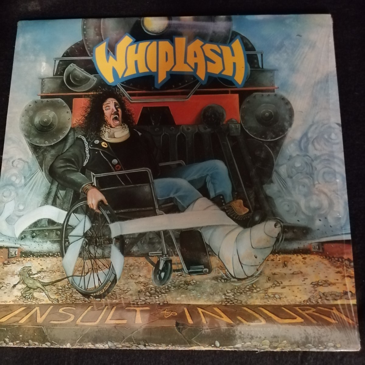 C09 中古LP 中古レコード ウィップラッシュ WHIPLASH insult to injiry