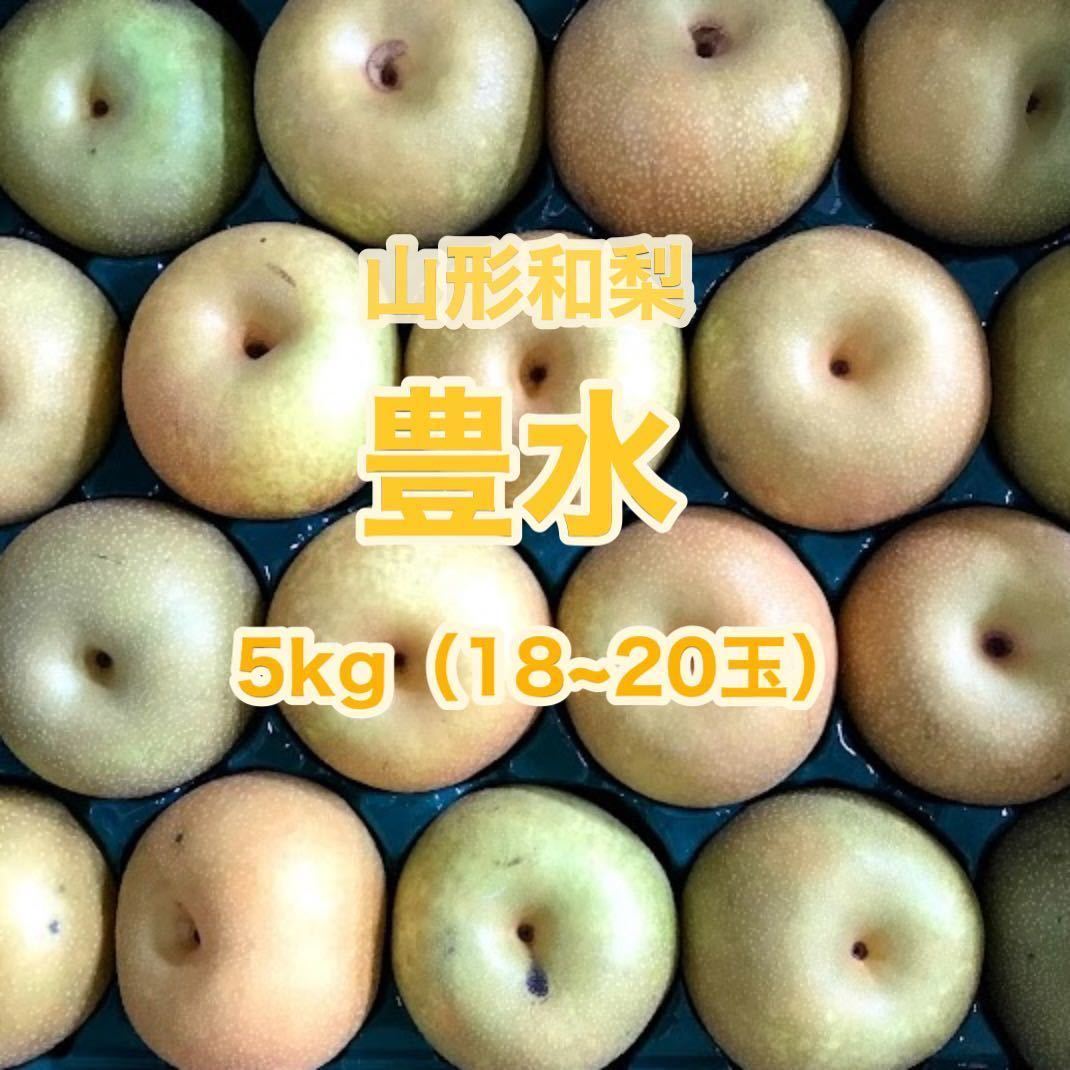 e2山形和梨豊水5kg（18~20玉）