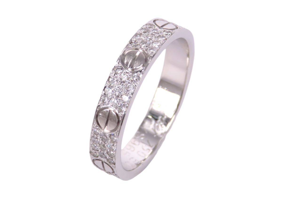 カルティエ ミニラブリング Cartier #47 Au750PG 買取実績買取日 