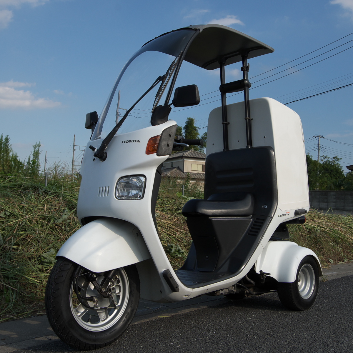 ◎◎◎　　即落札　　ホンダ　ジャイロキャノピー　４サイクル　　ミニカー登録すぐ出来ます。　Ｖベルト新品交換　　◎◎◎