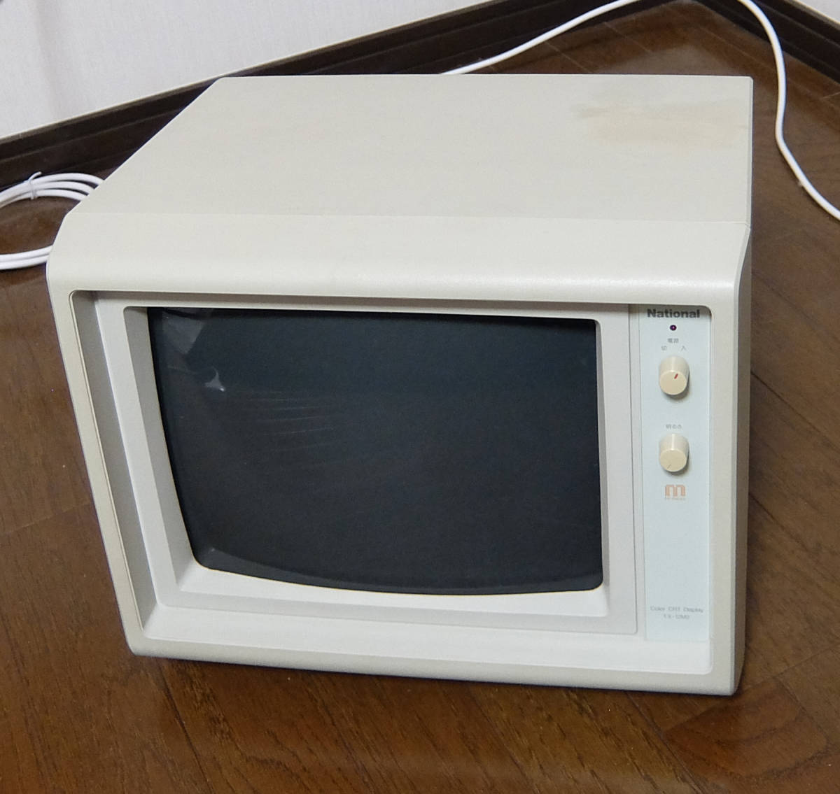 ▽ナショナル 12インチCRTディスプレイ TX-12M2 通電OK/表示OK PC