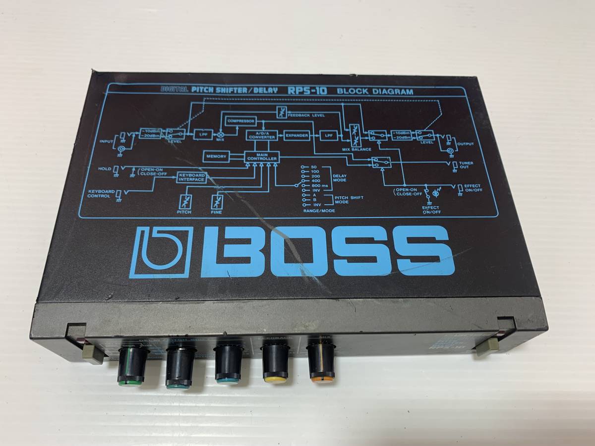 希少BOSS RPS-10 ピッチシフター⁄ディレイ 人気アイテム BOSS RPS-10