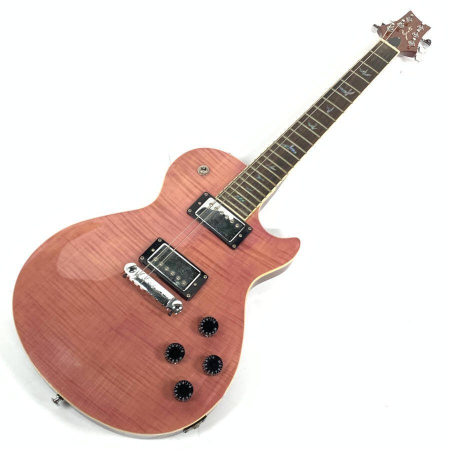 美品 Grote LP Style レスポールタイプ シースルーブルー トラ杢 美品