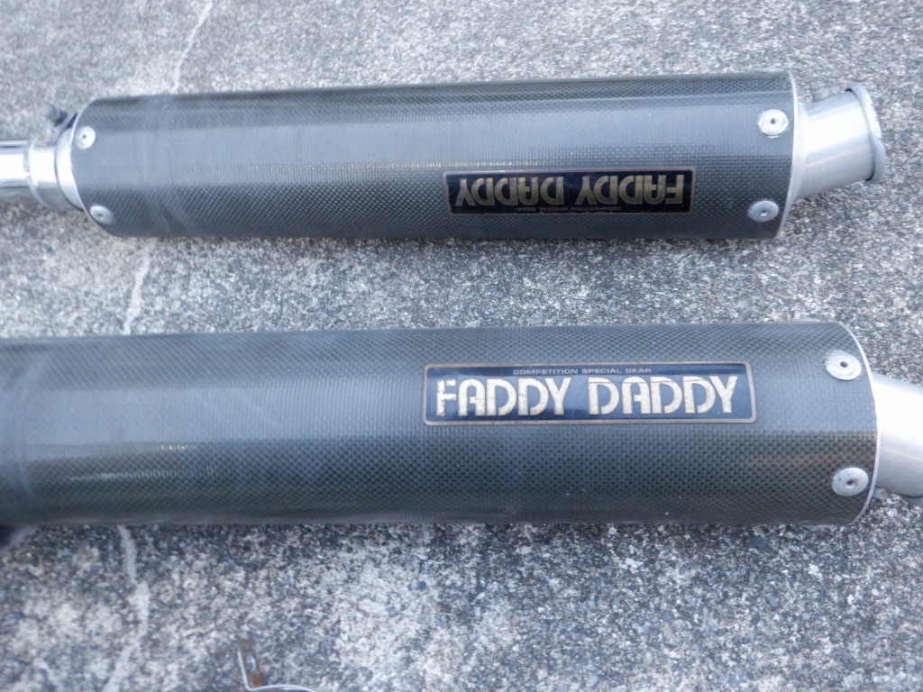 Mimimi  ZZR400N用 FADDY DADDY ファディダディ ZZR400 ZX400N FADDY DADDY ファディ ダディ カーボン マフラー