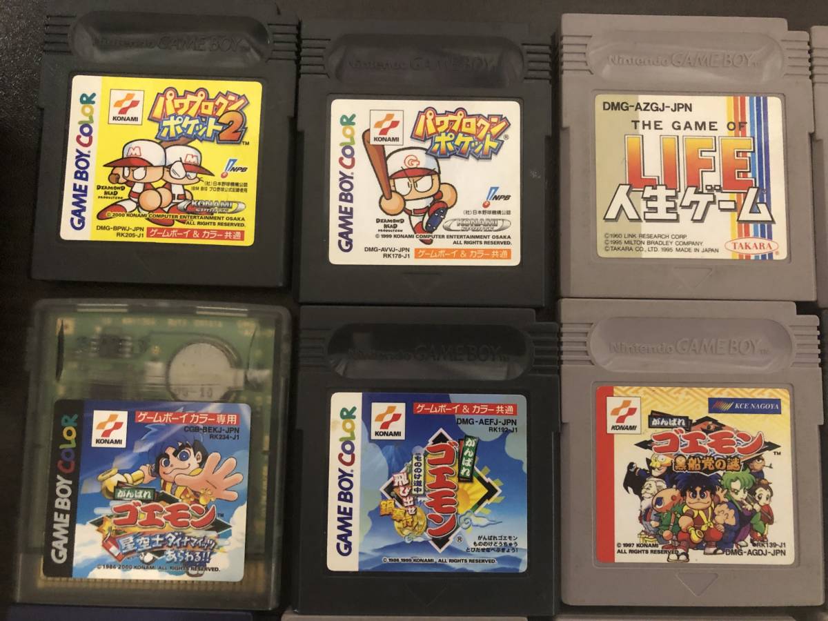 ジャンク品 動作未検証GBゲームボーイソフト カラー含むGBA