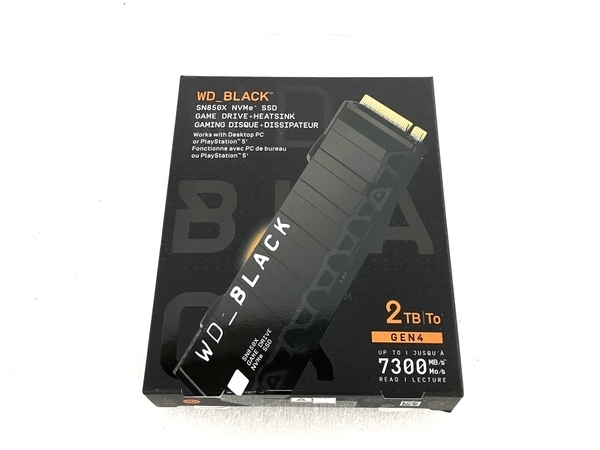 WD_Black SN850X NVMe SSD WDS200T2XHE 2TB ウエスタンデジタル 未使用