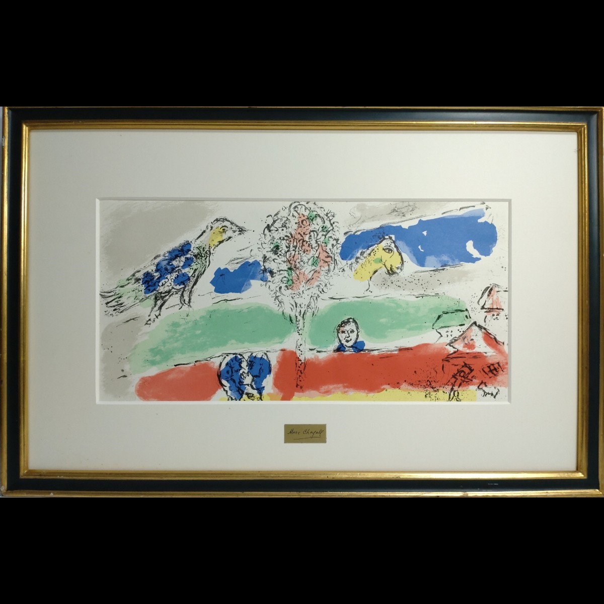 マルク・シャガール シャガール | マルク リトグラフ 絵画「パリの恋人