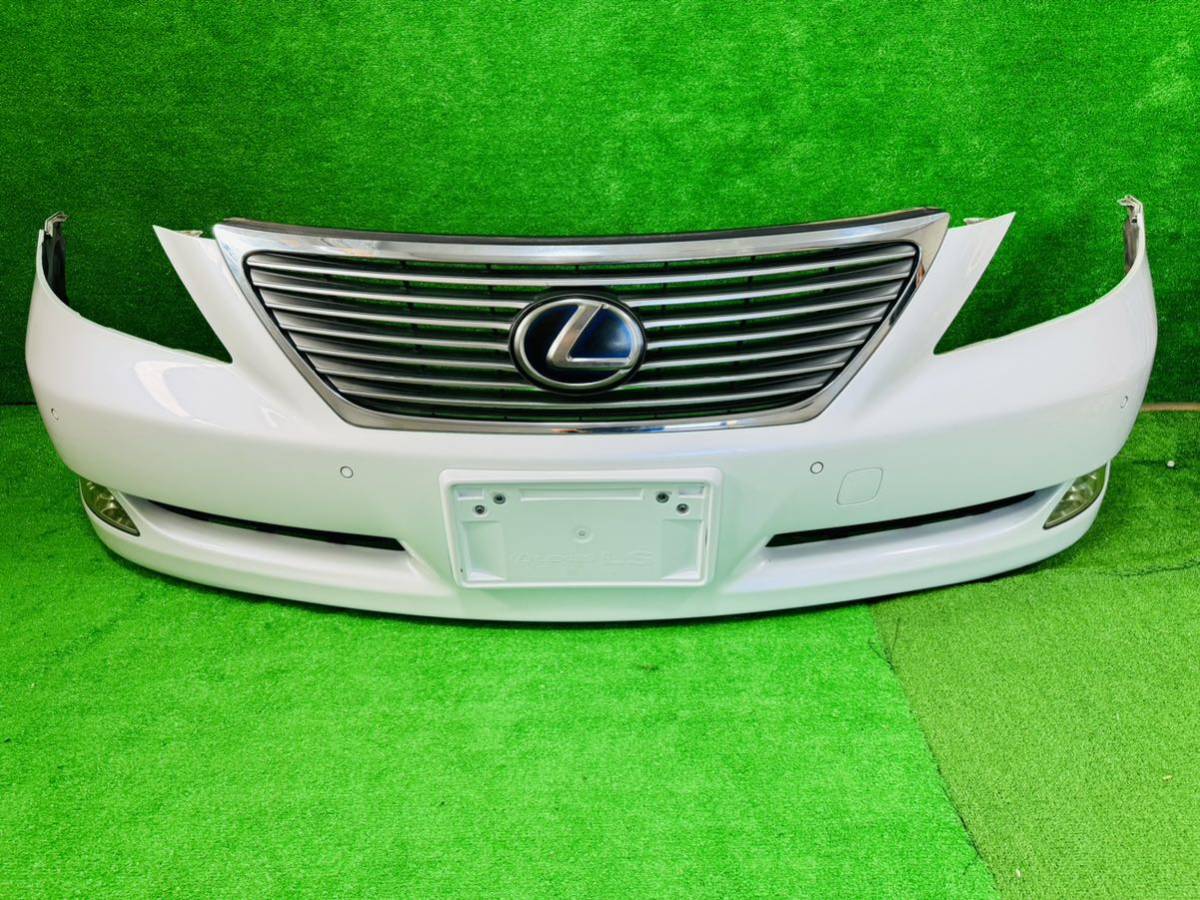 レクサス LS600hL LS460L UVF45 UVF46 USF41 フロントバンパー 