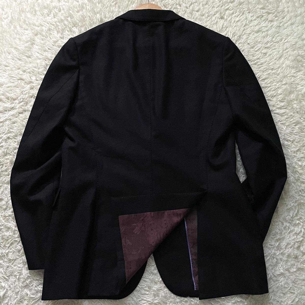 ポールスミス PAUL SMITH テーラードジャケット 紺ブレ 銀釦 世界地図 Paul Smith（ポールスミス）テーラードジャケット 紺 サイズ:M メンズ