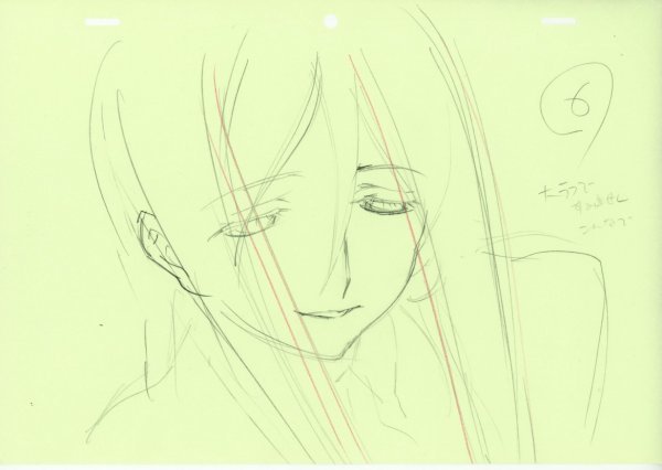 ひぐらしのなく頃に　鷹野三四　直筆原画 ☆ひぐらしのなく頃に 直筆ラフ画等5枚 / 鷹野三四 / 16(は行)｜売買