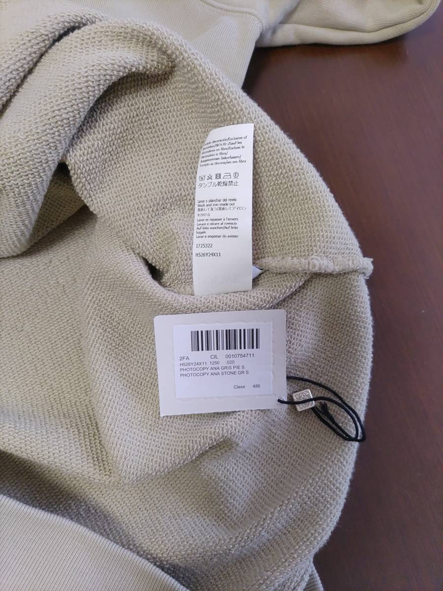 LOEWE ロエベ 希少！ 美品！ スウェット パーカー S サイズ フォト 