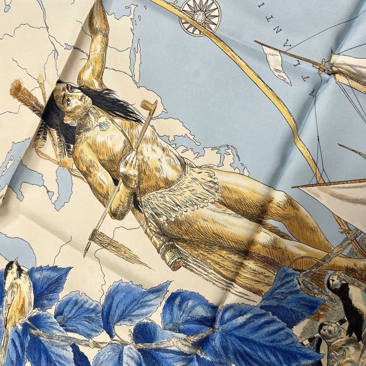 売り切り・1円スタート美品 HERMES エルメス カレ90 1円 美品 エルメス