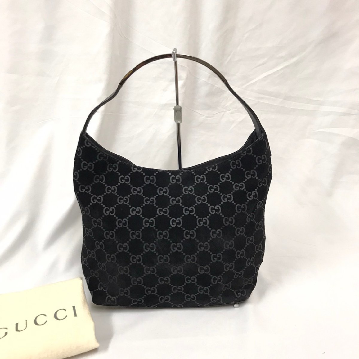 ▽▽グッチ GUCCI ワンショルダーバッグ 肩掛け ハンドバッグ スエード 
