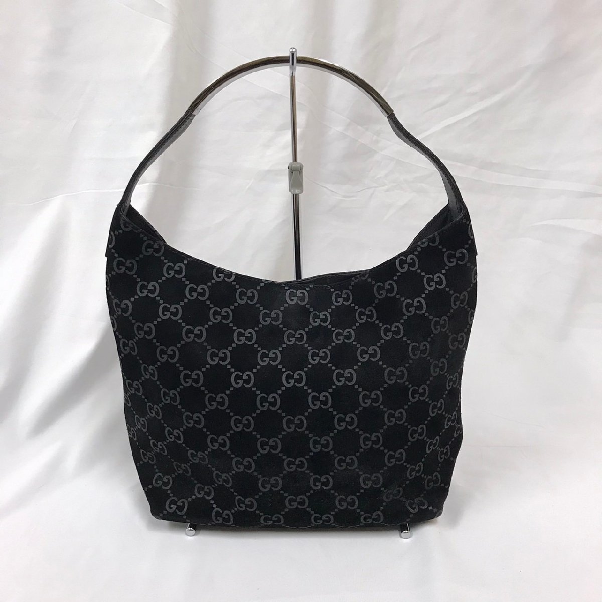 ▽▽グッチ GUCCI ワンショルダーバッグ 肩掛け ハンドバッグ スエード 