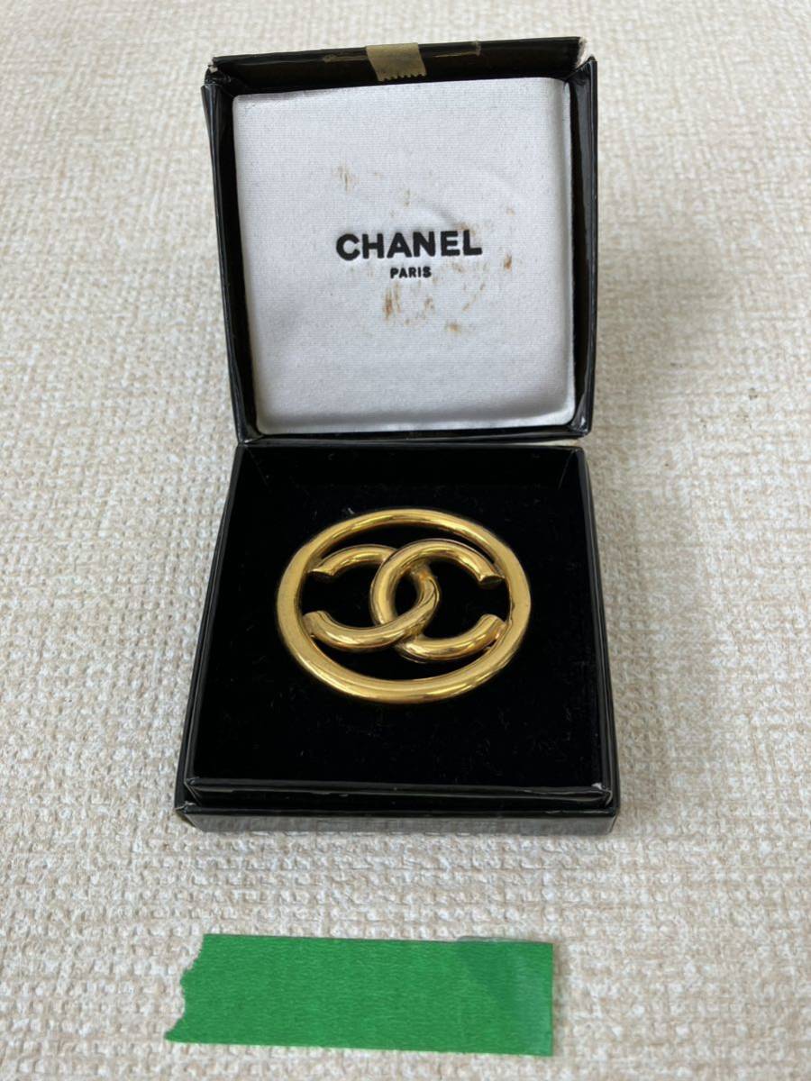CHANEL シャネル シャネルブローチ 箱付き ゴールド CHANEL ゴールド