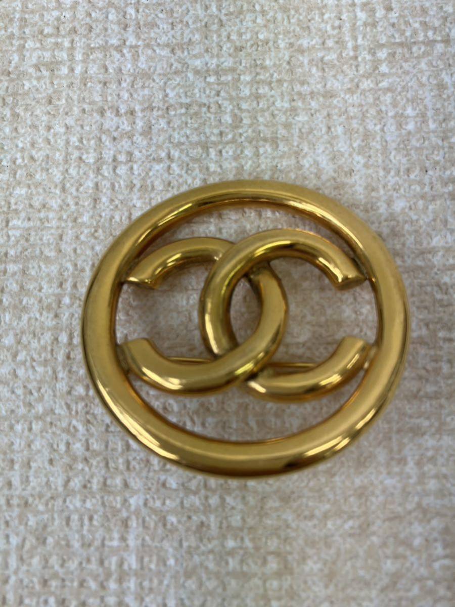 CHANEL シャネル シャネルブローチ 箱付き ゴールド CHANEL ゴールド