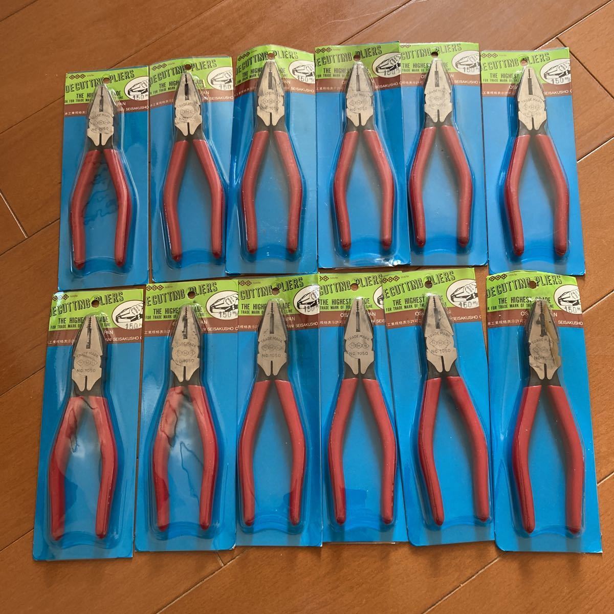 ※020 金物店在庫品 未使用品 HHH ペンチ 150mm 12点まとめて SIDE CUTTING PLIERS