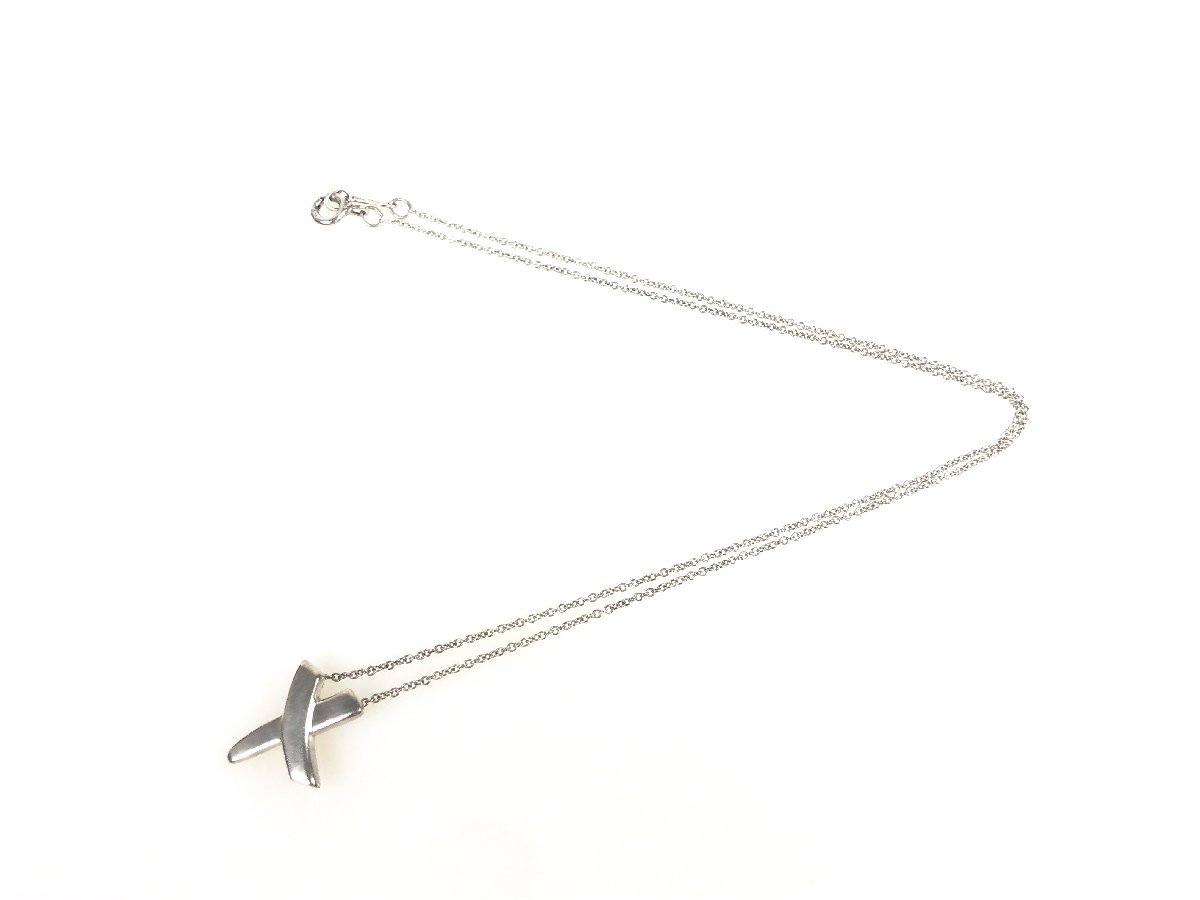 ティファニー TIFFANY パロマピカソ キス ネックレス シルバー925 YAS 