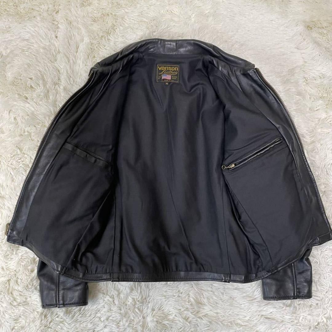 VANSON バンソン ヴァンソン シングル ライダースジャケット TALON