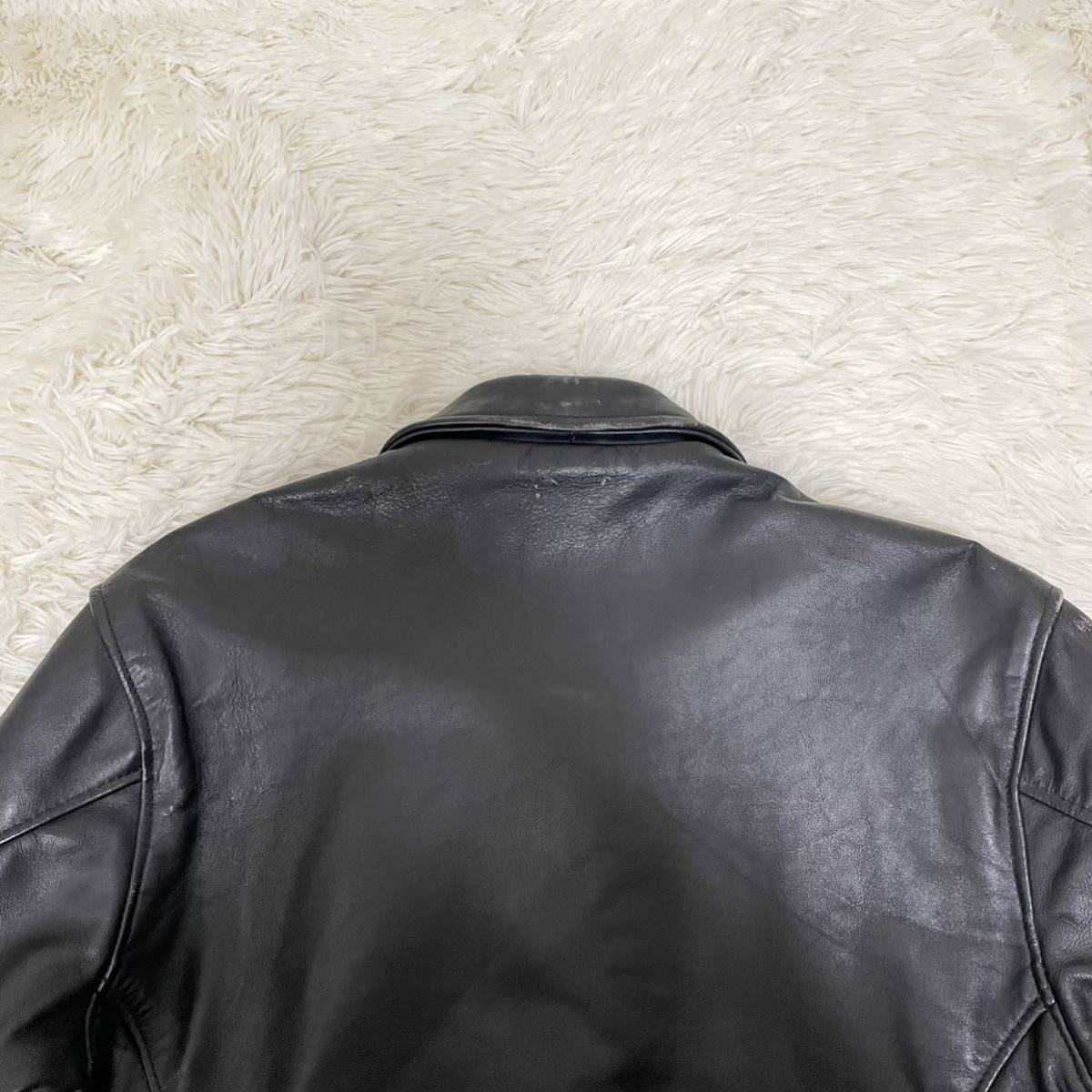 [USA製/ヴィンテージ]VANSON シングルライダース 36 TALON 黒 VANSON バンソン ヴァンソン シングル ライダースジャケット TALON