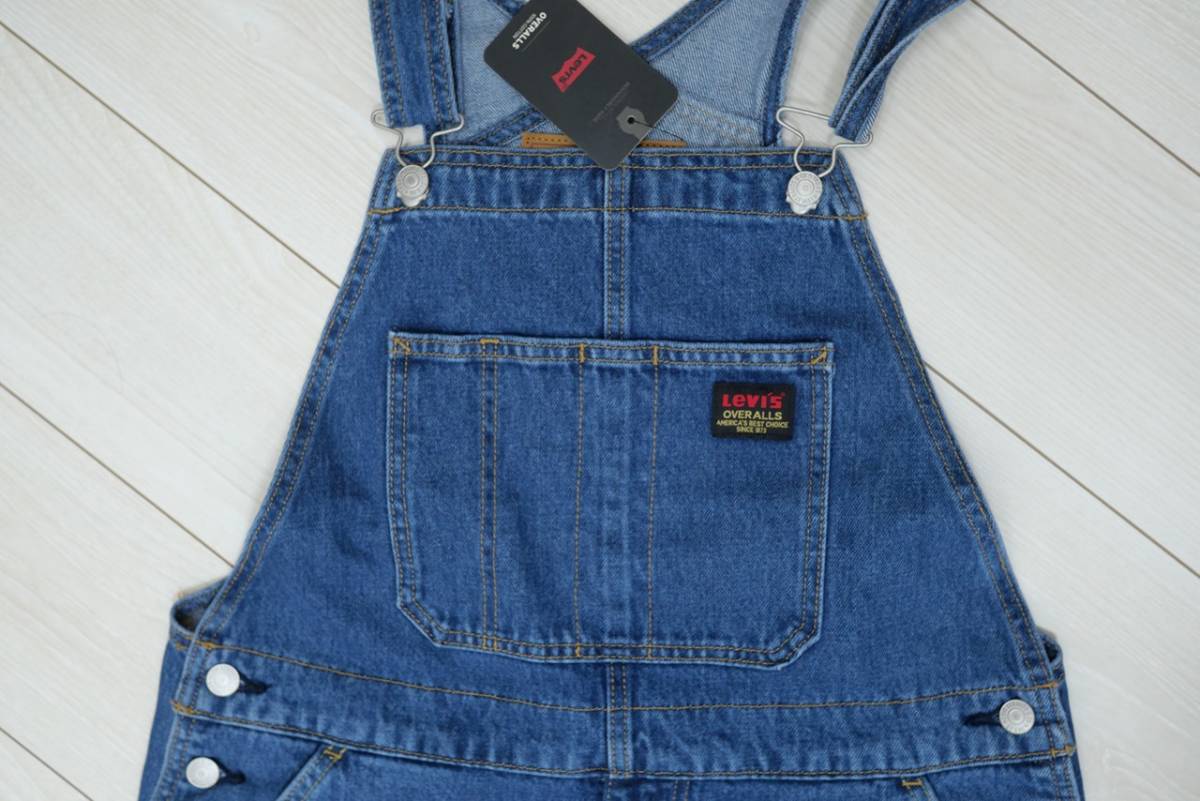 新品リーバイス79107-0007 Mサイズ/76-84cm オーバーオール リラックスフィット インディゴ・ミッドユーズ BIG-E デニム