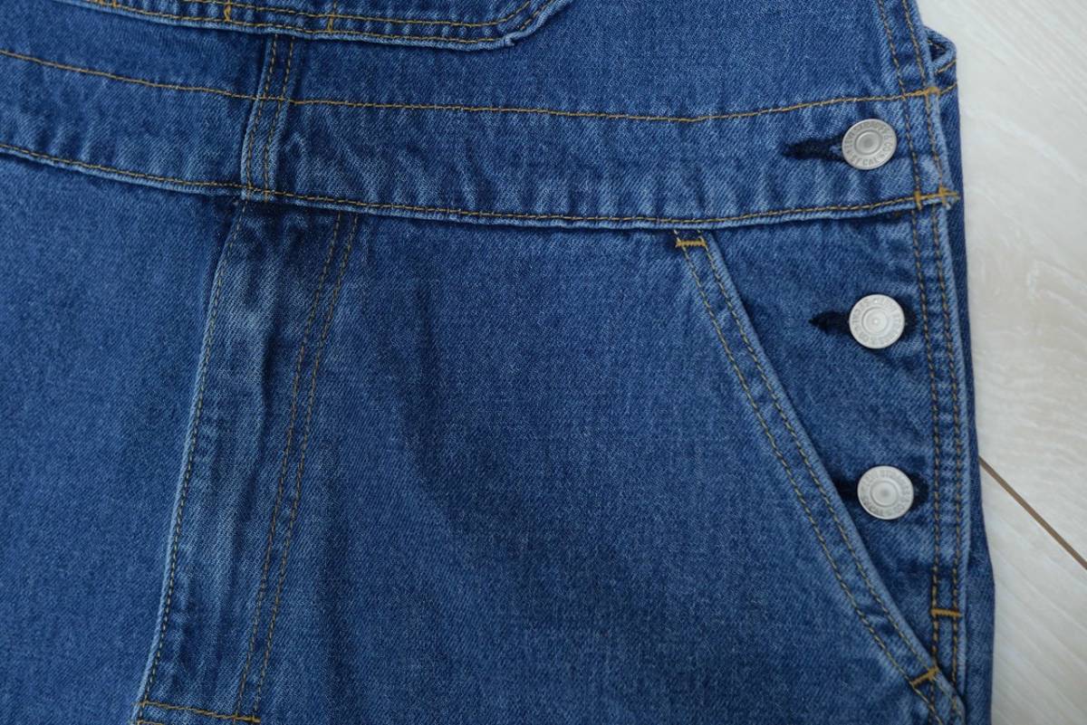 新品リーバイス79107-0007 Mサイズ/76-84cm オーバーオール リラックスフィット インディゴ・ミッドユーズ BIG-E デニム