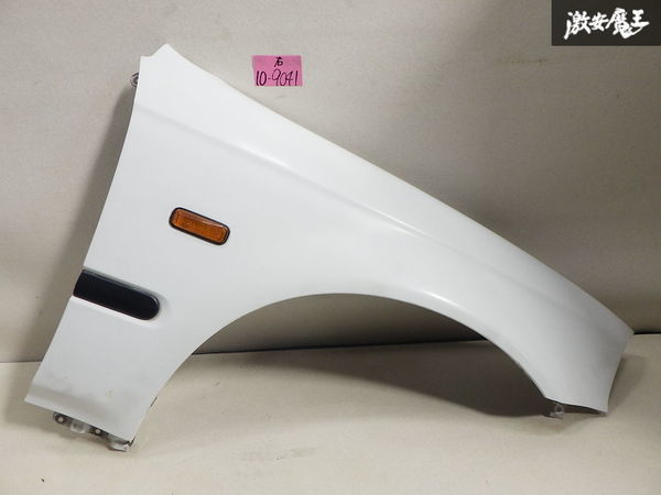ホンダ 純正 EK4 シビック 前期 ノーマル フロント フェンダー パネル サイドマーカー付 外装 白系 右 右側 運転席 即納 EK3 EK9 タイプR ホンダ EK4 型式:E-EK4｜シビック(ホンダ)の総合情報 フロント △売り切り フロントドアガラスのモールディング交換（ホンダ