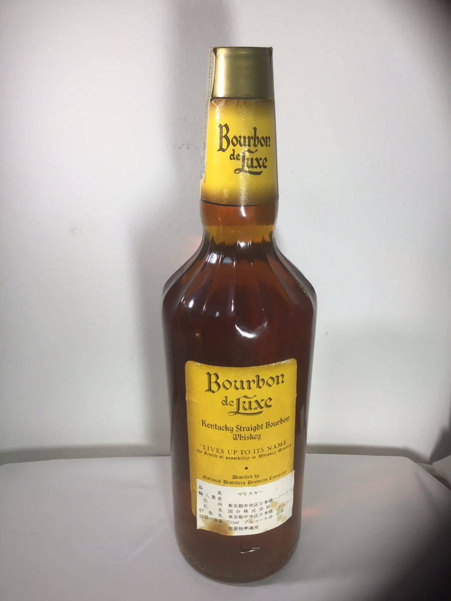 古酒 バーボンデラックス ウイスキー 青封紙 オールドボトル bourbon