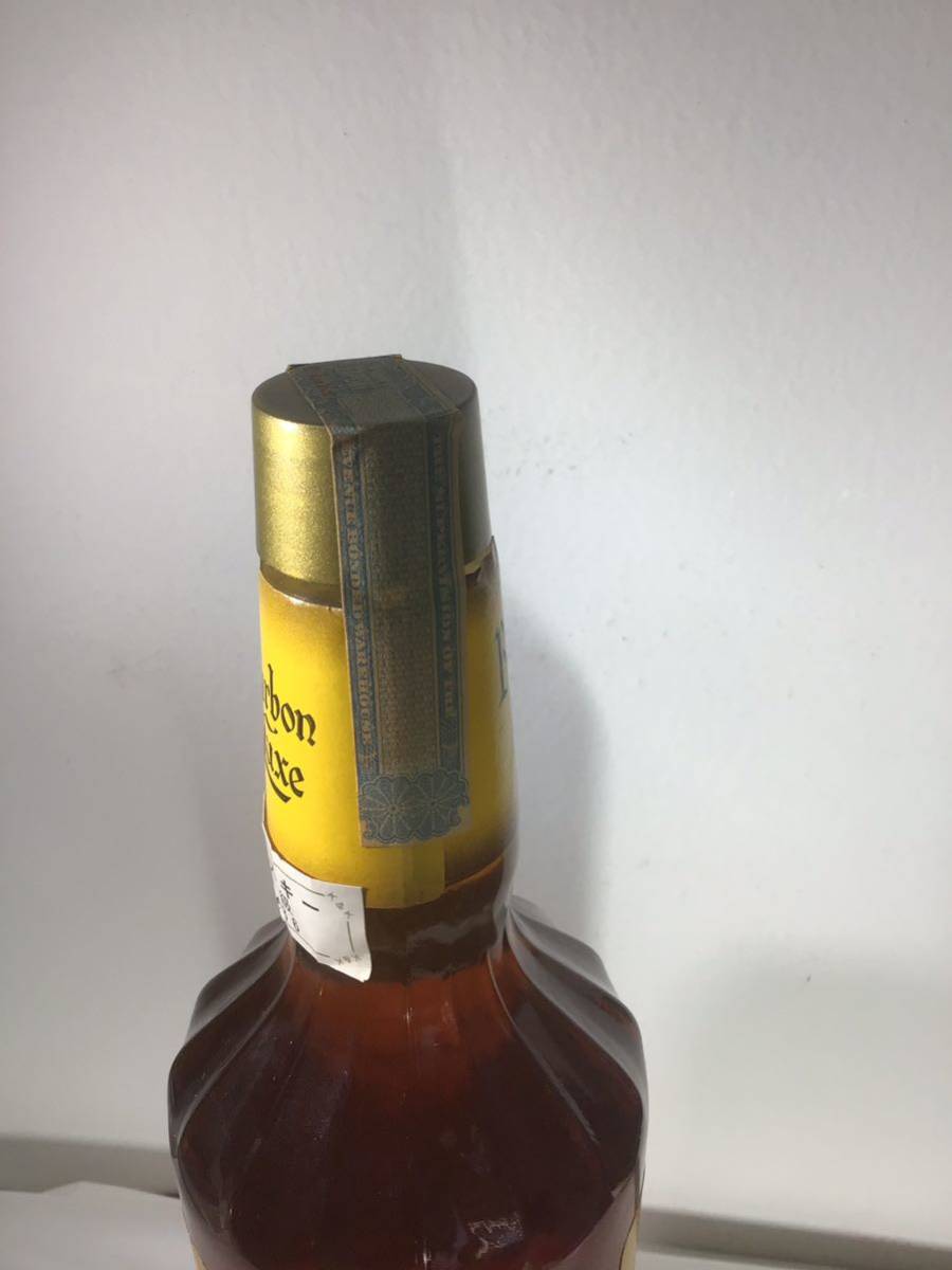 古酒 バーボンデラックス ウイスキー 青封紙 オールドボトル bourbon