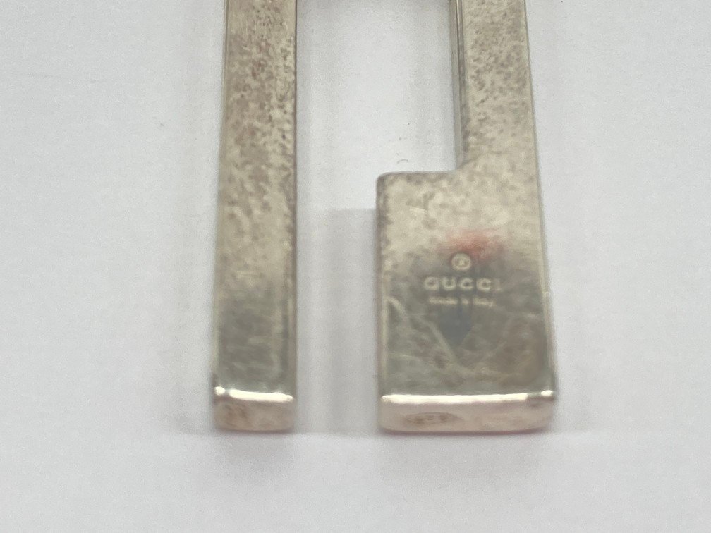 ネックレス グッチ GUCCI シルバー925 SV925 シルバー ペンダント - ドッグタグ インターロッキングG ブランド 0 メンズ レディース ヴィンテージ 安い商品