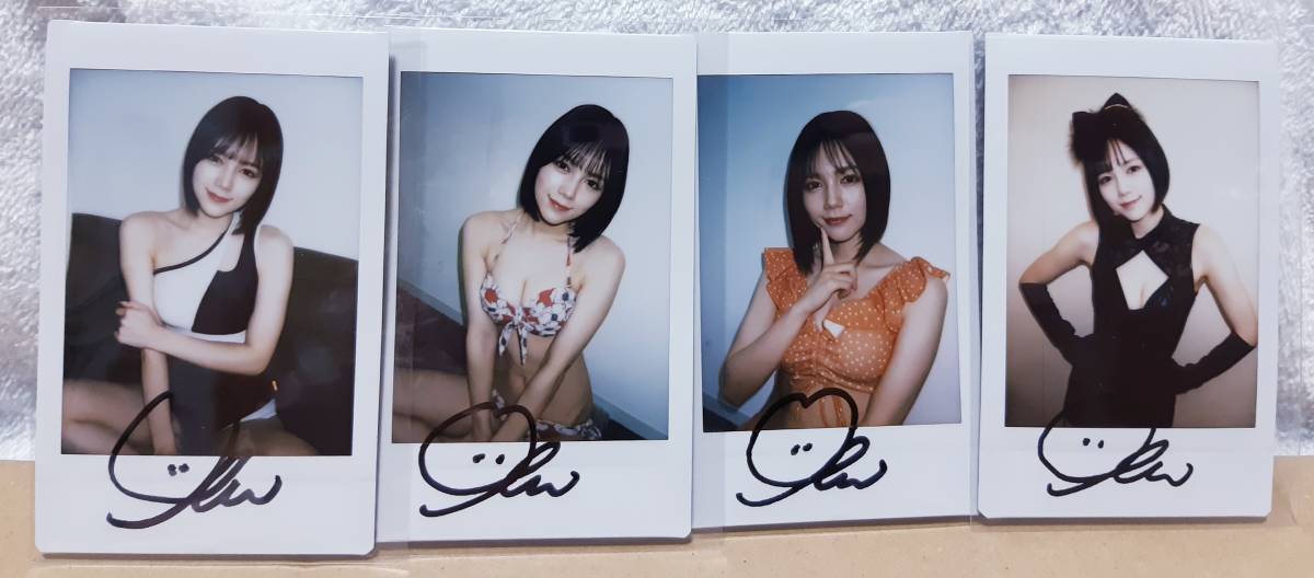 超絶可愛い☆涼森れむ 直筆サイン入りチェキ4枚セット☆C(さ行)｜売買  