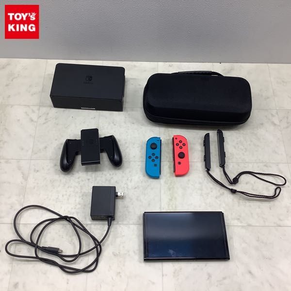 1円〜 動作確認/初期化済 箱無 Nintendo Switch 本体 有機ELモデル