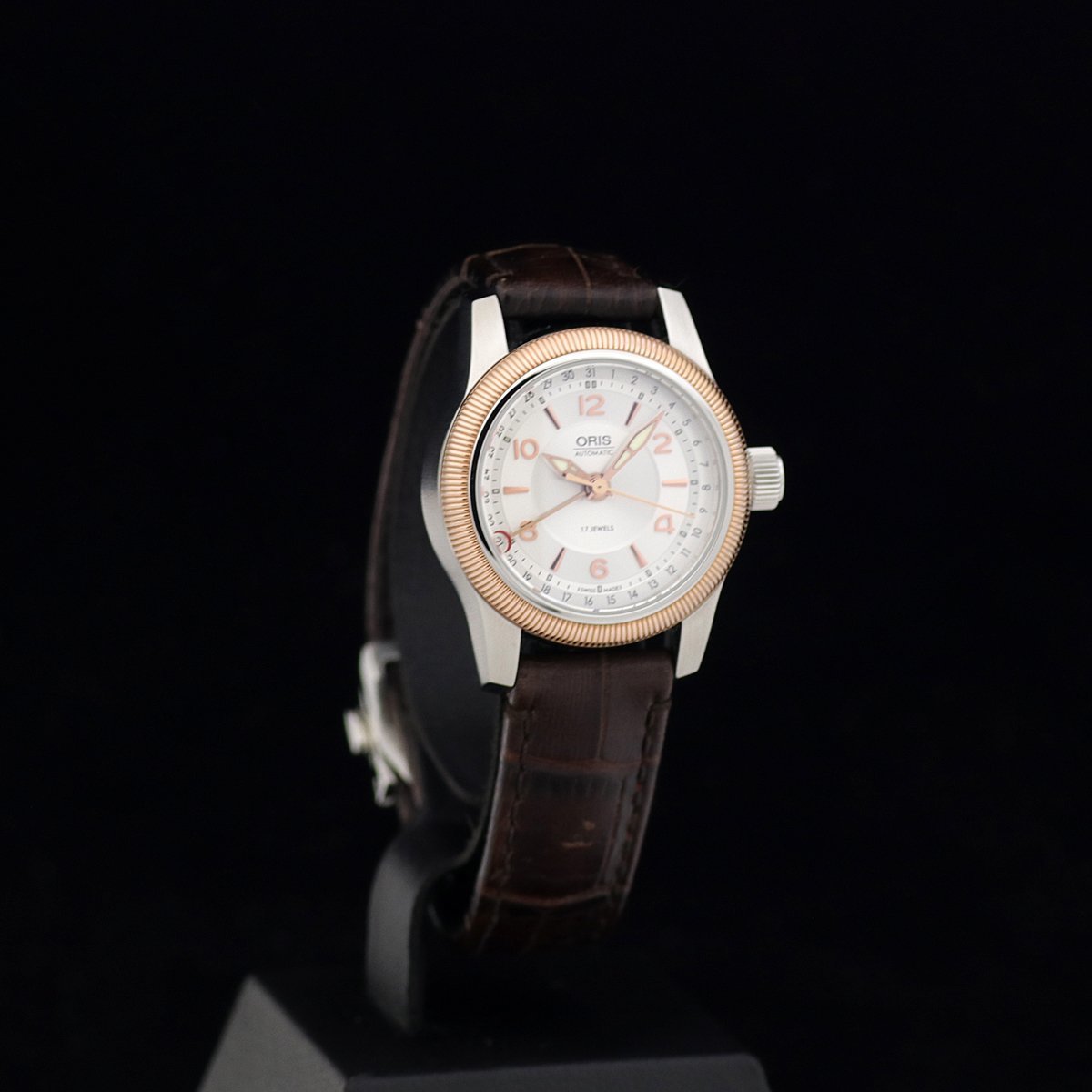 1円～ 超美品 ORIS オリス ポインターデイト 01 584 7464 4361 SS・PG 