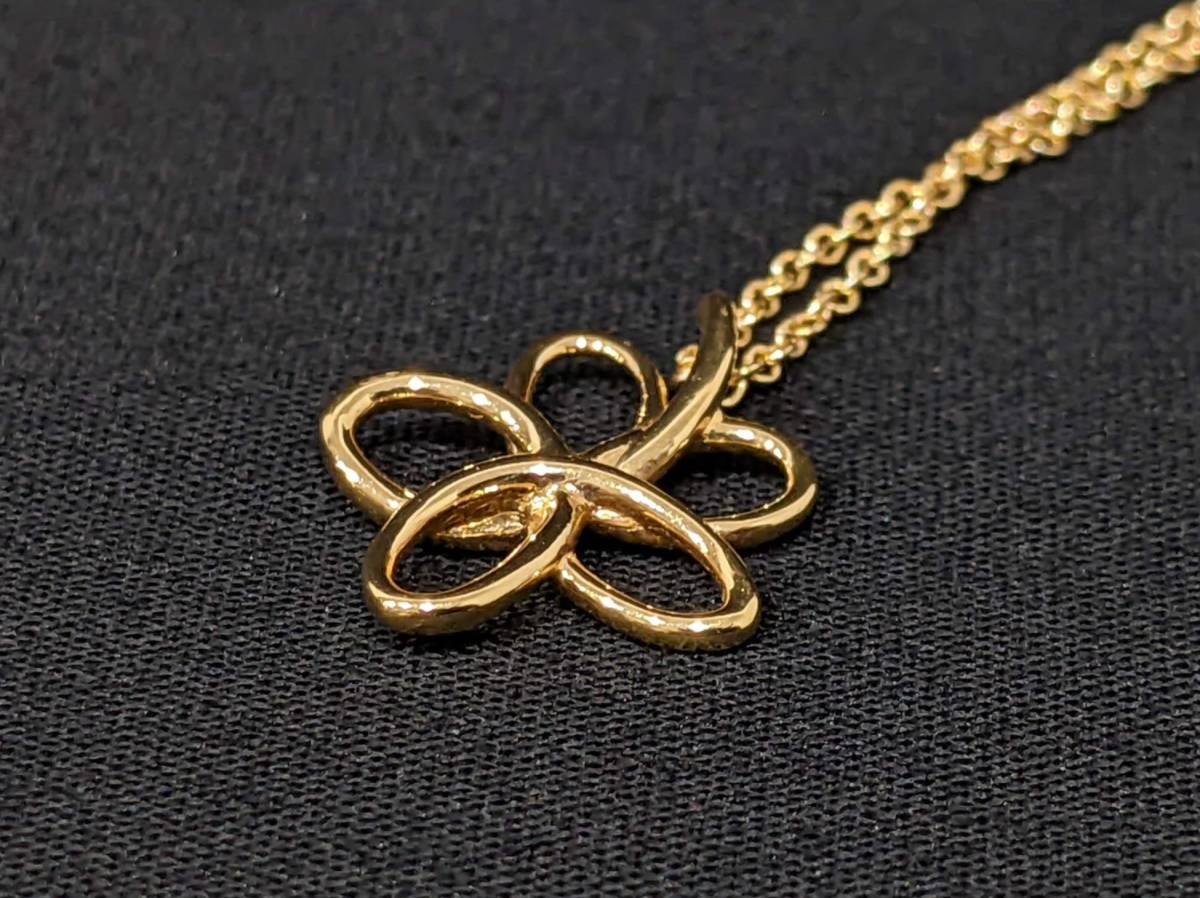 37650 TIFFANY＆Co. ティファニー フラワー ネックレス 花モチーフ 