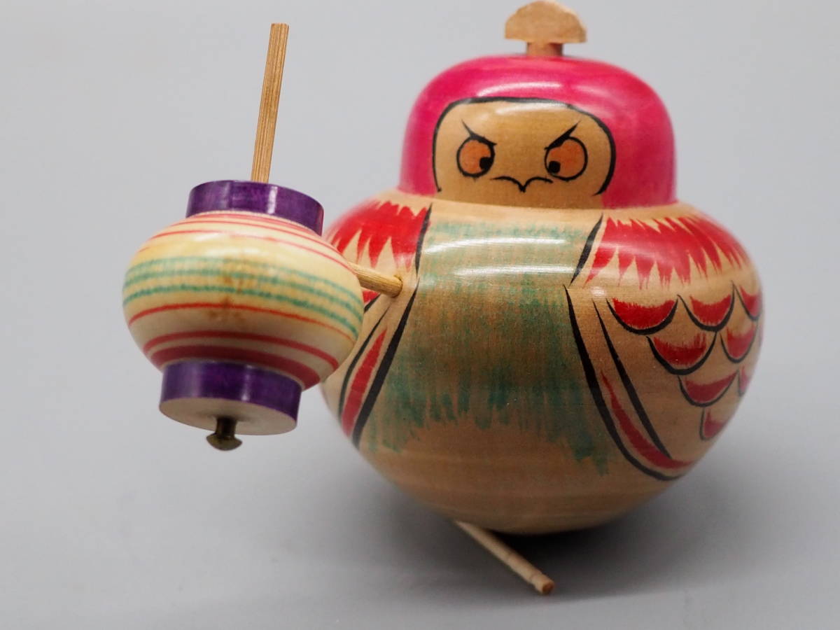 渡辺正雄 創作こけし Yahoo!オークション 正雄 「雪 作 ト福創作こけし