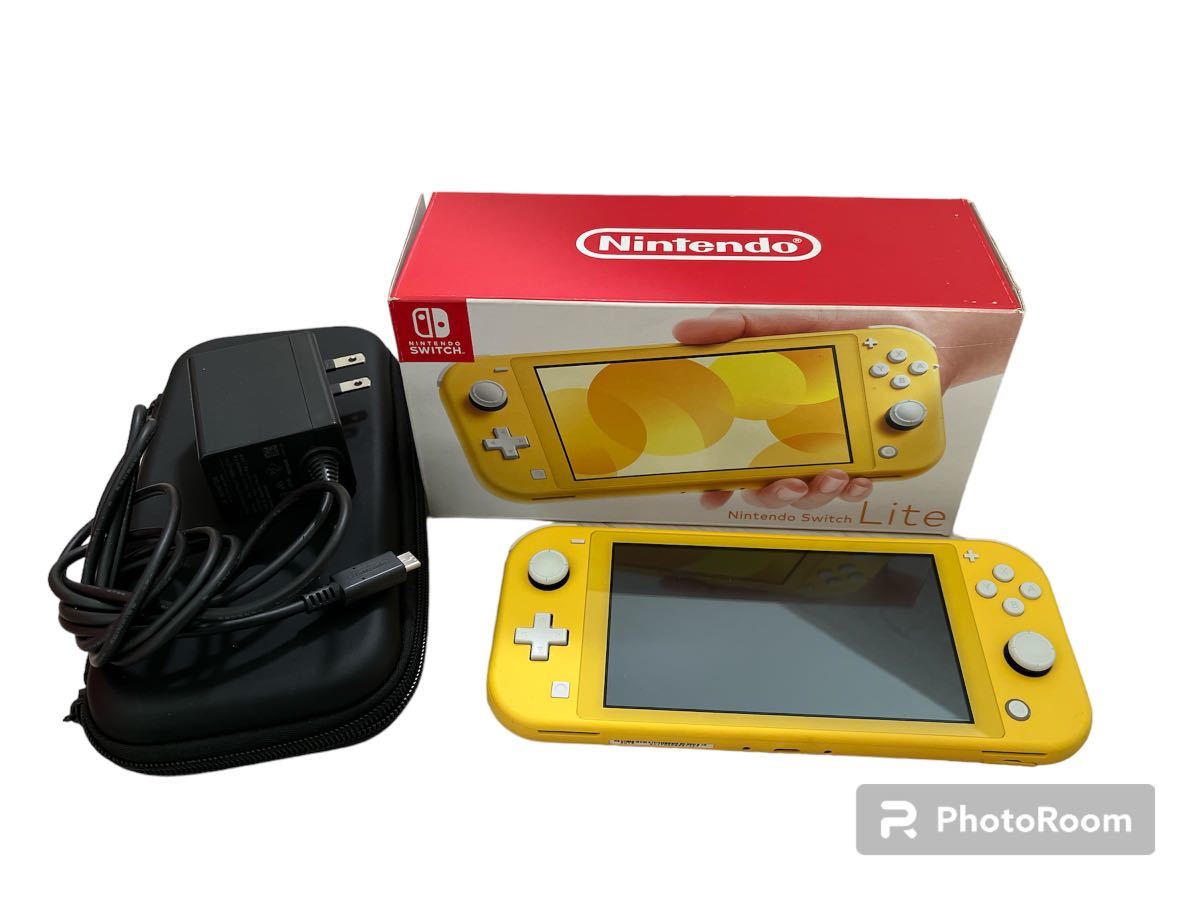 ☆美品☆任天堂 Nintendo Switch Lite 本体 イエロー 専用ケース付き 