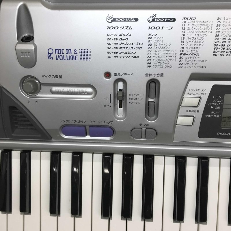 CASIO CTK 1100 61鍵盤 ベーシックキーボード 電子楽器 100曲ソング