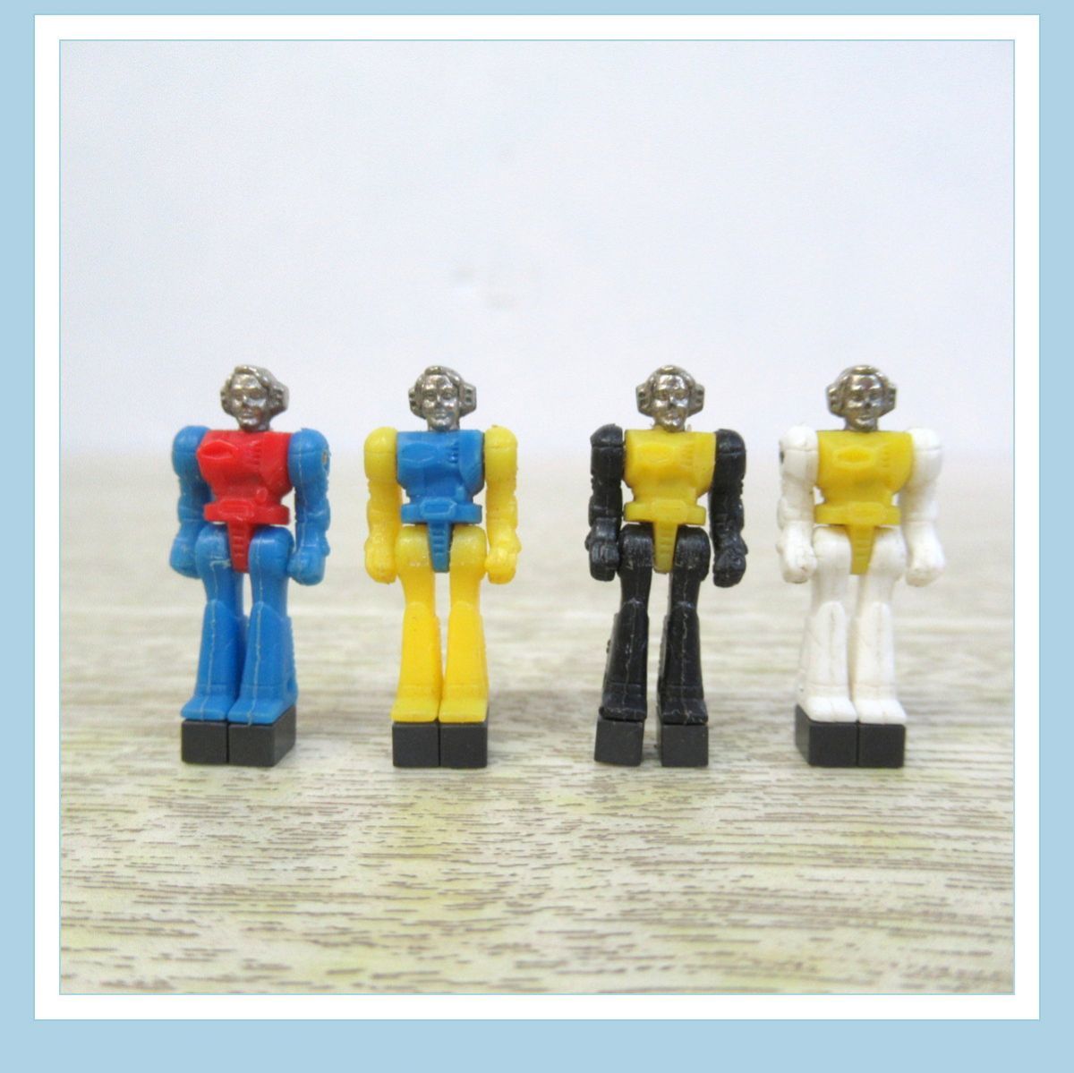 旧タカラ ダイアクロン 当時物 隊員 赤 青 白 黄 まとめ 【現状品