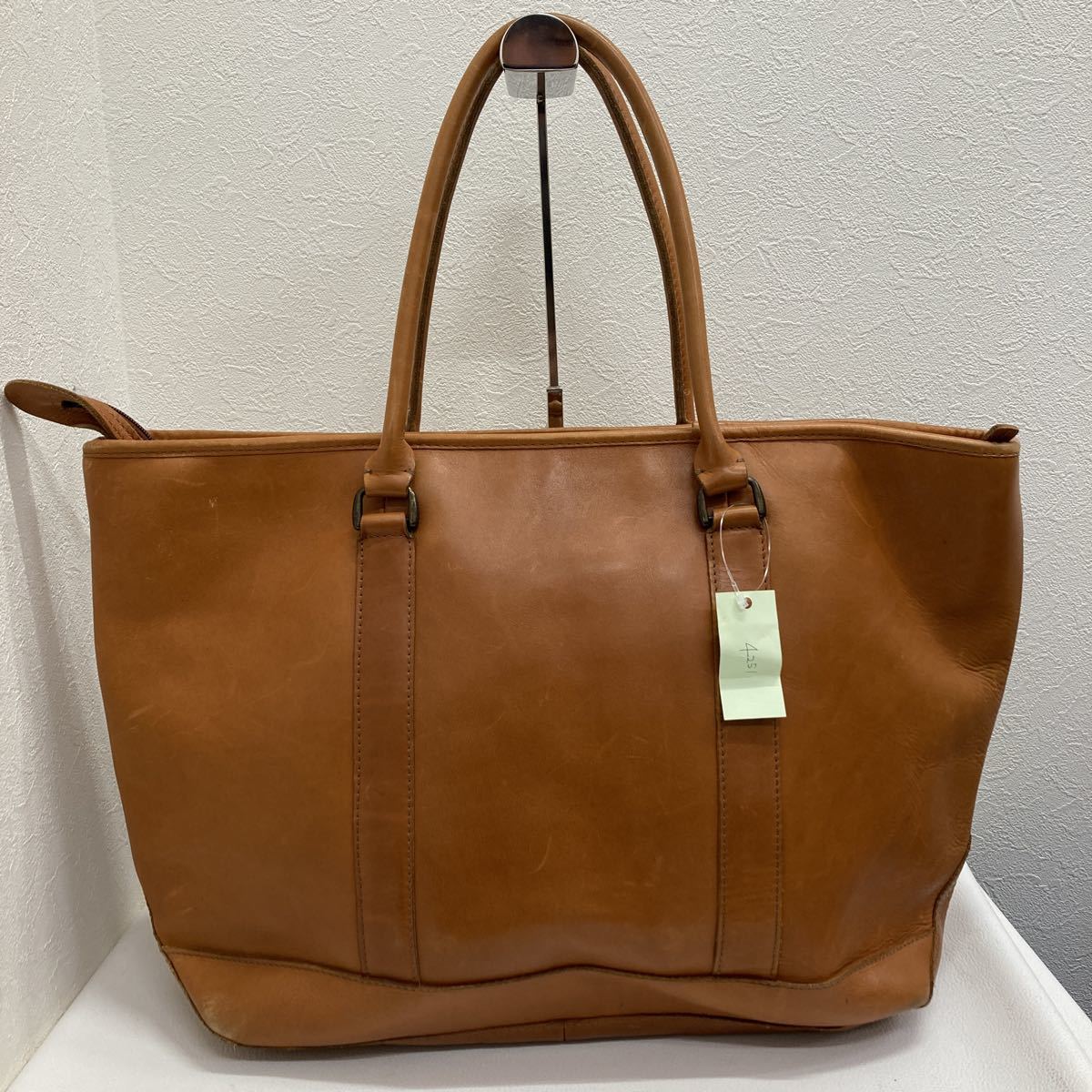 □4251 L.L.Bean エルエルビーン オール レザー トートバッグ 大容量 