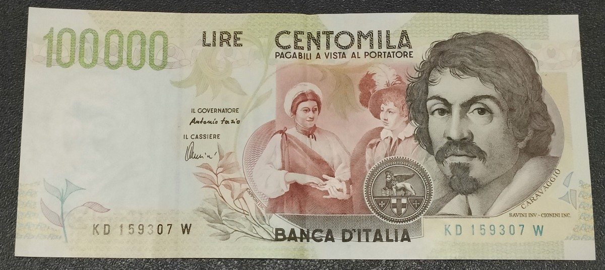 イタリア 100000リラ 旧貨幣 3枚セット イタリア イタリア紙幣 旧紙幣 紙幣 外国紙幣 アンティーク イタリア