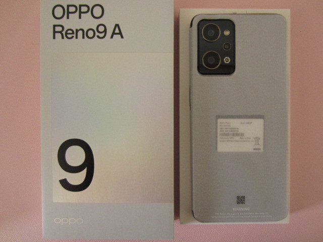☆開封未使用品☆OPPO Reno9 A 128GB ワイモバイル☆1円スタート