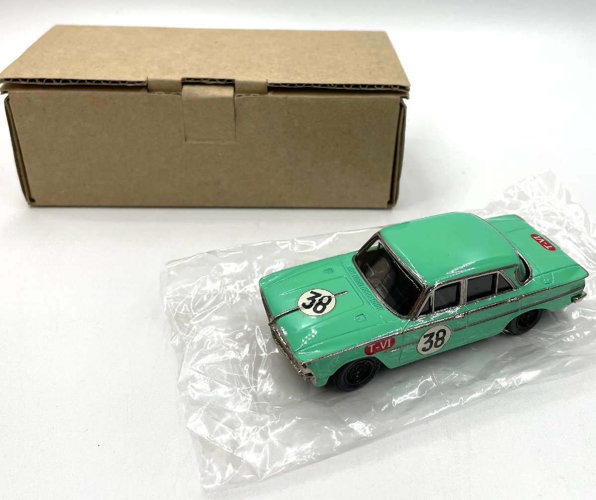 102△FINE MODEL PRINCE GLORIA SUPER6 NO8 1/43 イケダ グリーン No38