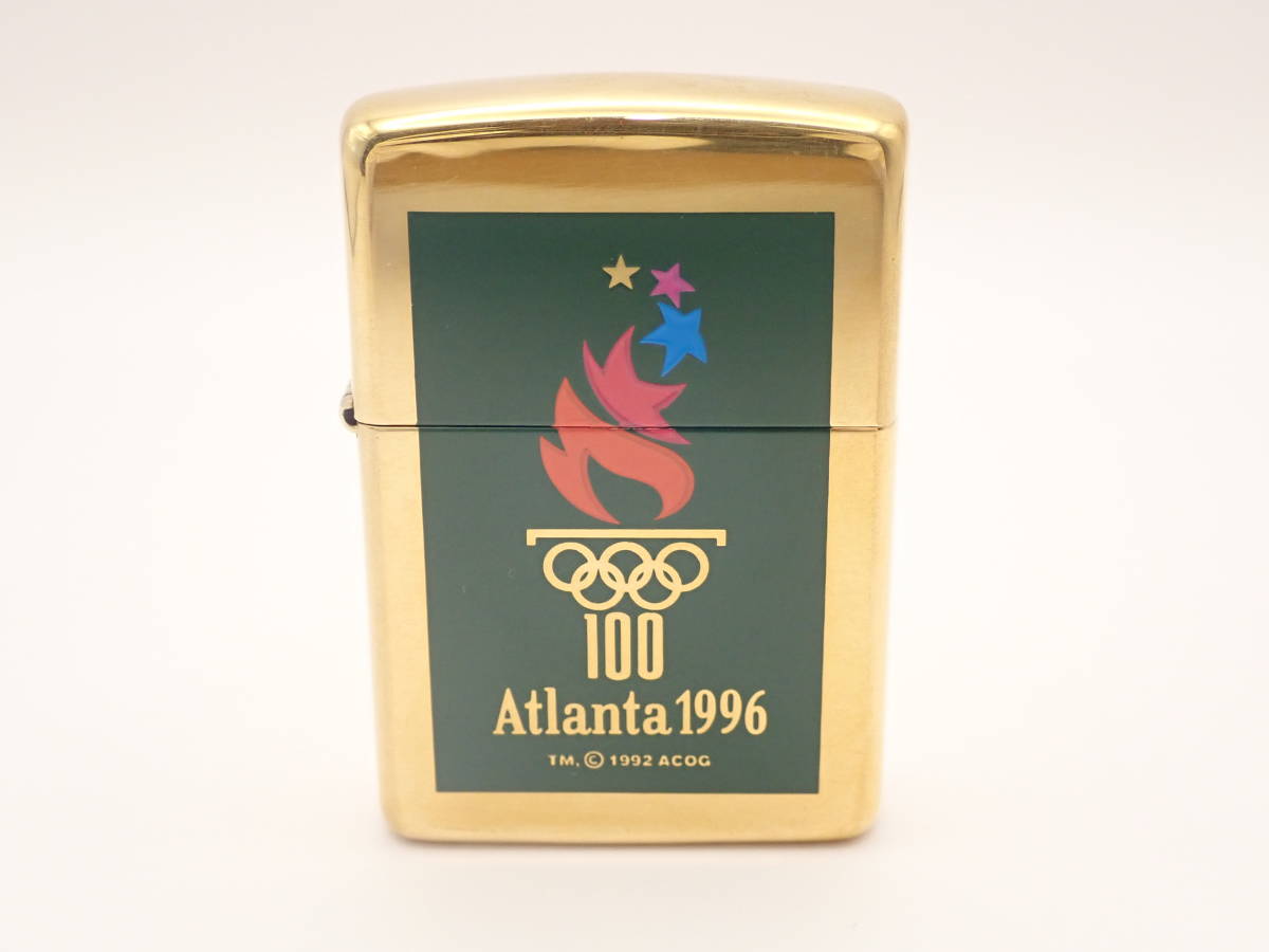 【限定1000/No.95】1996アトランタ五輪 記念ゴールドボトル＆ピン ZIPPO ジッポ オイルライター アトランタ五輪1996 【個人保管品】